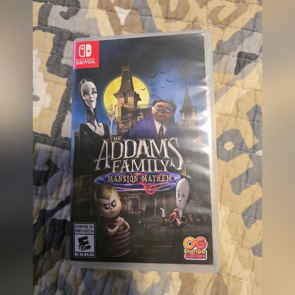 The Addams Family: Mansion Mayhem Nintendo Switch Game - BRAND NEW
